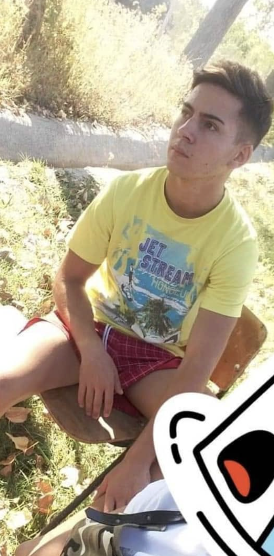 Ionuț Rizea înainte de transformare, adolescent